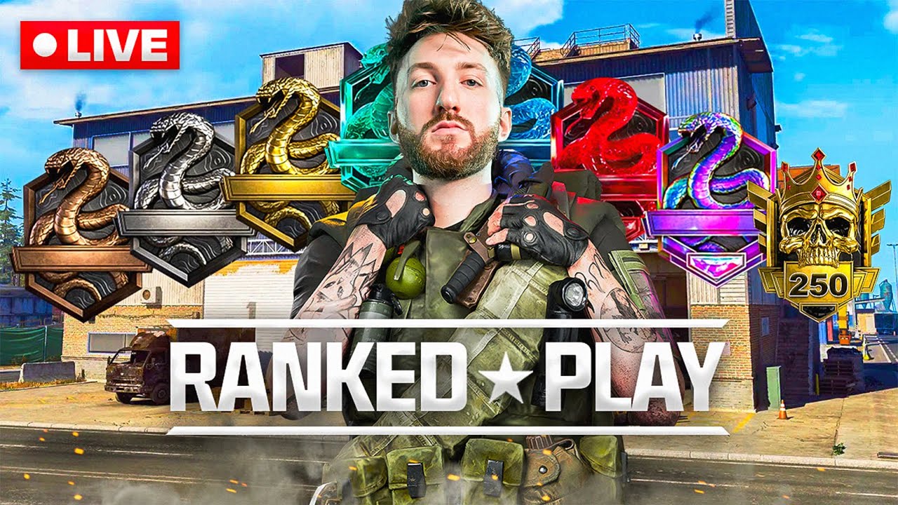 LIVE🔴#1 TOP250 REBIRTH RANKED PLAY | 👑