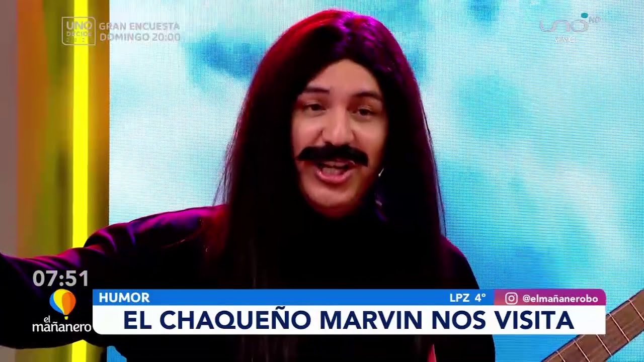 ¡El Chaqueño Marvin le cantó a los candidatos!