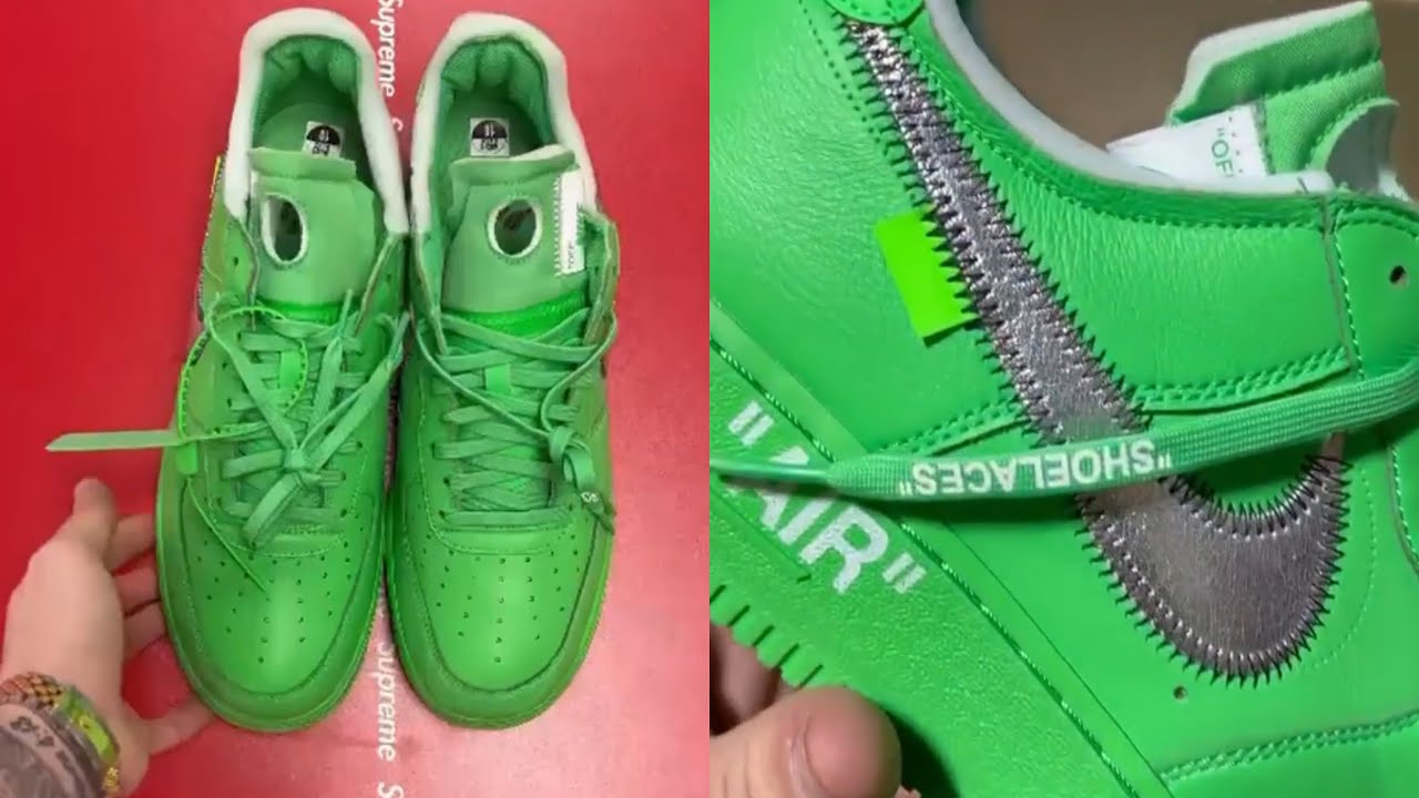 In-Hand Look at Off-White x Nike Air Force 1 Low &ldquo;Light Green Spark&rdquo;