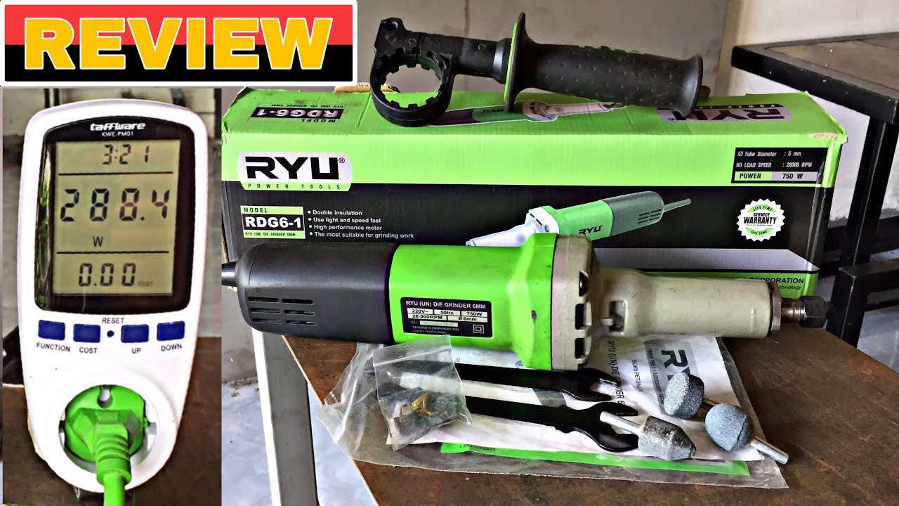 Review & Test Die grinder (gerinda botol) RYU RDG6-1