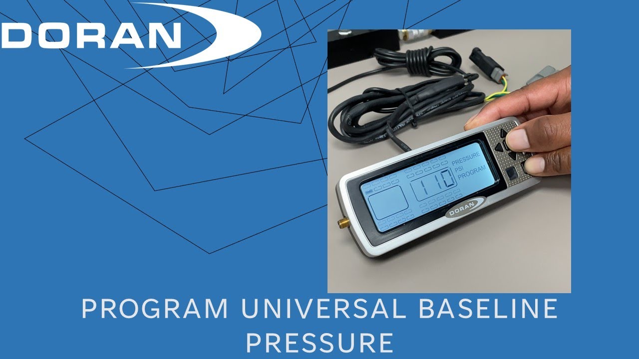Doran 360™ TPMS How To: Program Universal Baseline Pressure