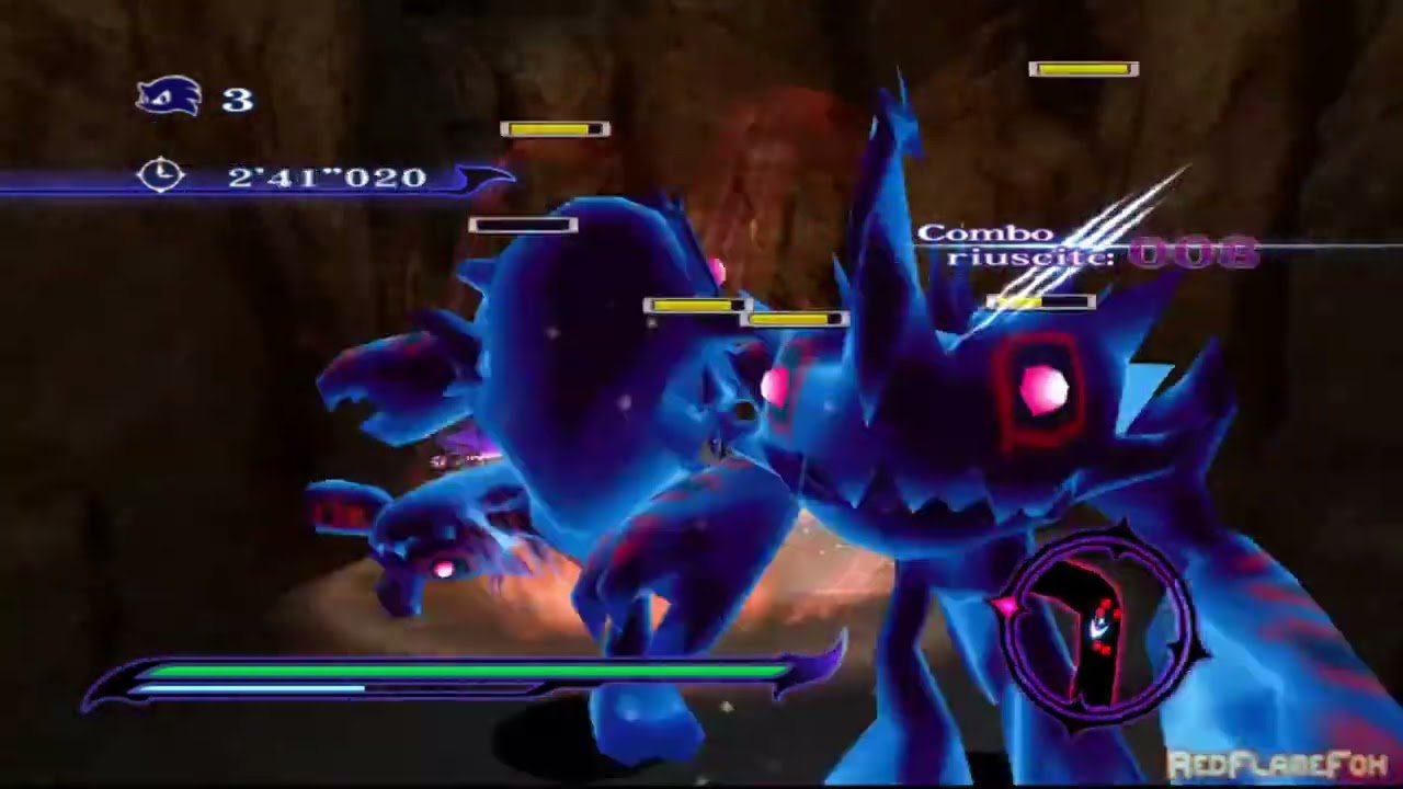 SONIC UNLEASHED [ITA PS2] - Parte 42: Shamar (Notte), Arid Sands - Roccia arsa