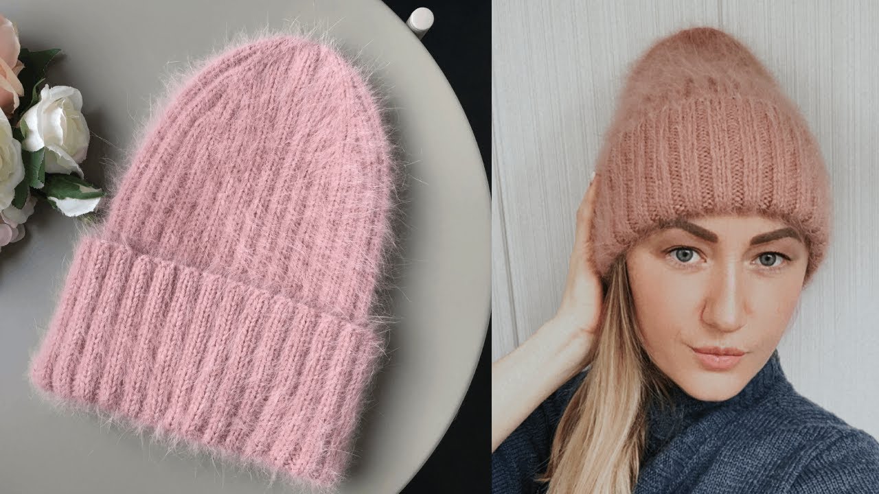 ЛИДЕР ПО ПРОДАЖАМ! ПОПУЛЯРНАЯ ЖЕНСКАЯ ШАПКА ИЗ ПУХА НОРКИ ! KNITTED HAT