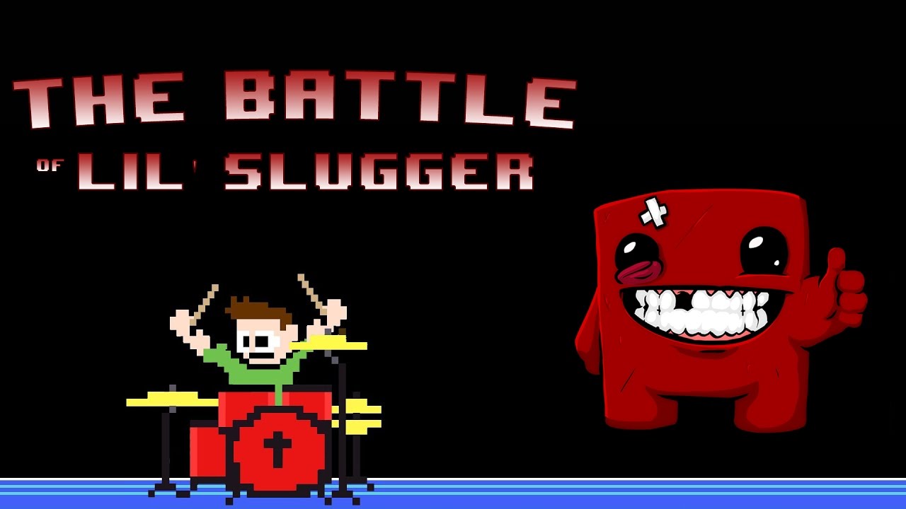 Super Meat Boy - The Battle of Lil' Slugger (Drum Cover) -- The8BitDrummer