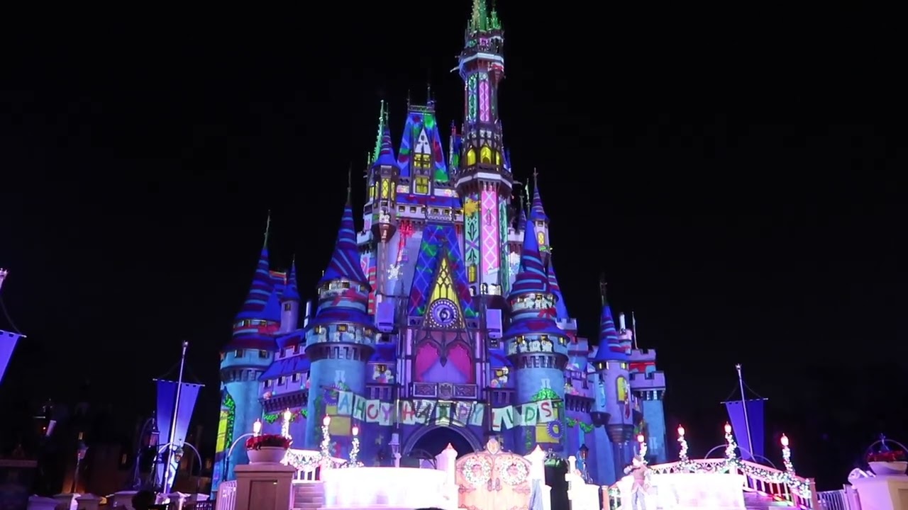 Disney CRP - Mickey Very Merry Christmas Party 2025, Full Fireworks, Full Show, And full parade