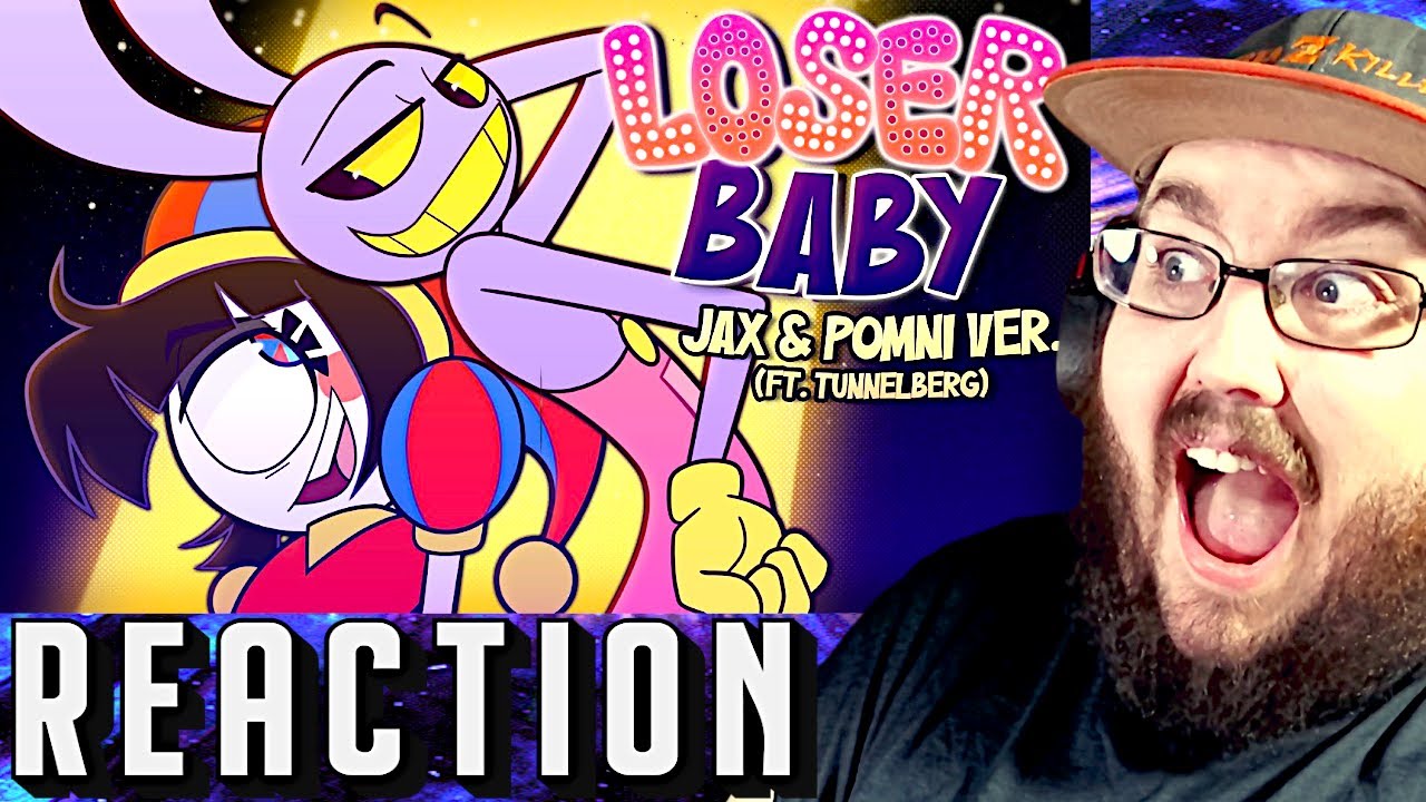 LOSER, BABY | JAX & POMNI VER. ft. @tunnelberg (TADC x HAZBIN HOTEL COVER) REACTION!!!