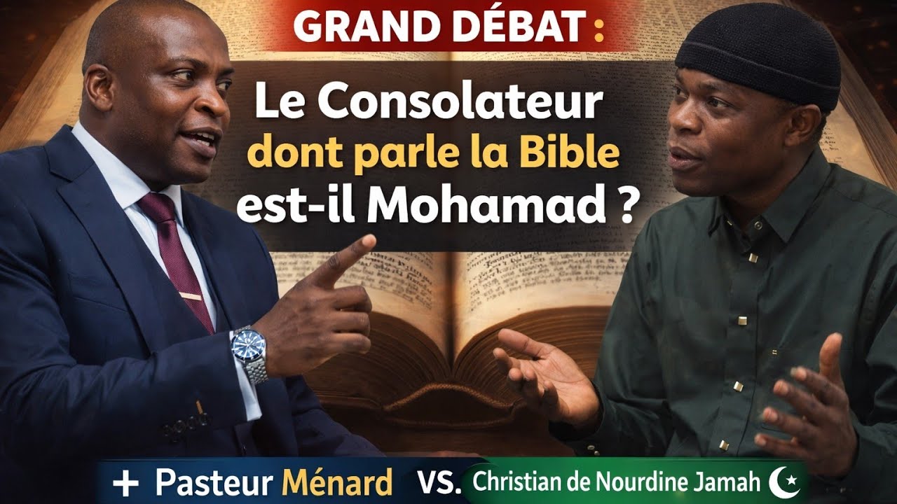 Grand débat : Pasteur Ménard - Christian de Nourdine Jamah : Qui est le consolateur dans la Bible ? 