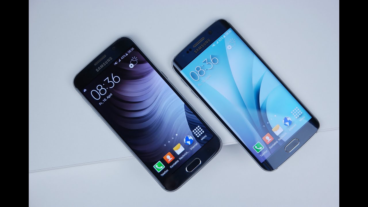 Samsung Galaxy S6 vs Samsung Galaxy S6 edge deutsch