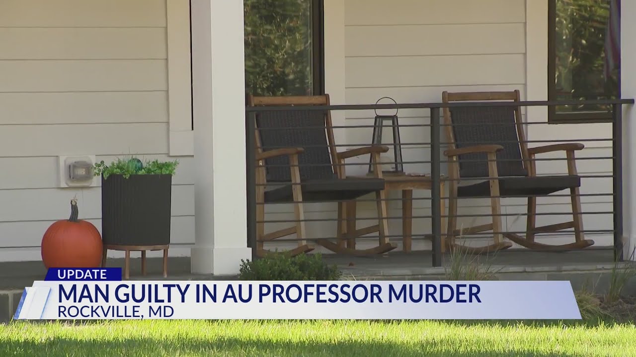 Man found guilty of murder in American University professor&rsquo;s death