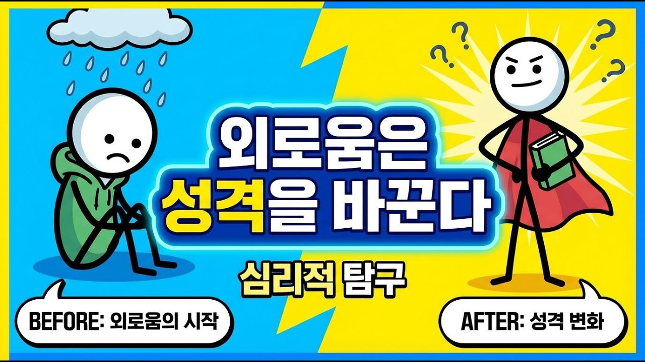 외로움이 오래 지속되면, 사람은 이렇게 변한다