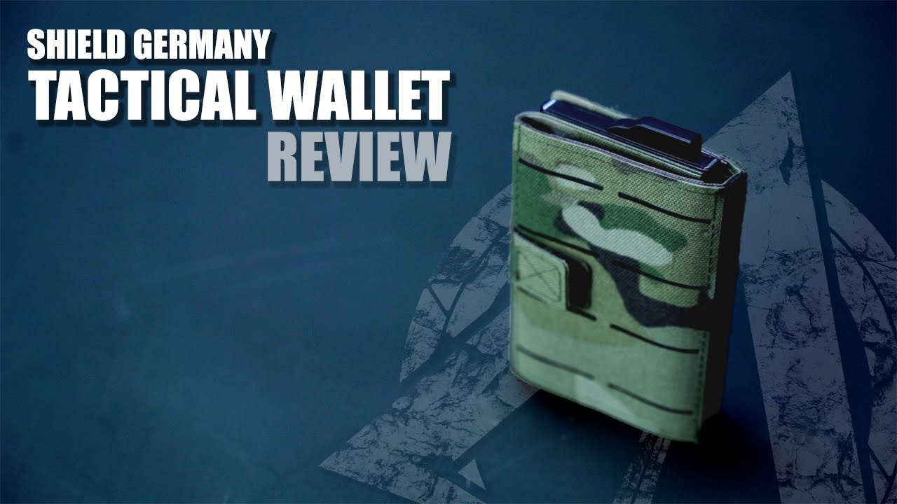 REVIEW - Tactical Wallet by Shield Germany! My cash is wrapped in Multicam