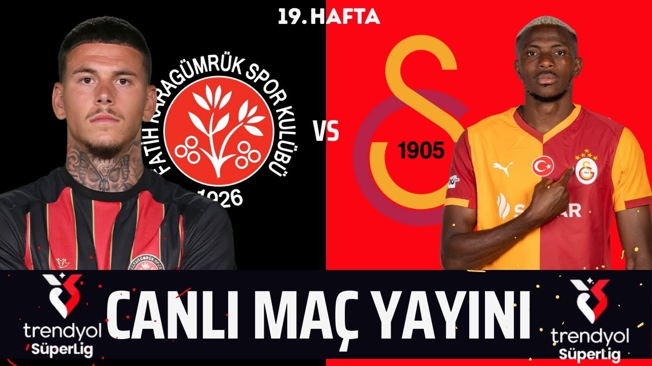 Karagümrük SK - Galatasaray Canlı Yayın | Maç Takip Yayını | #KGvGS #TSL