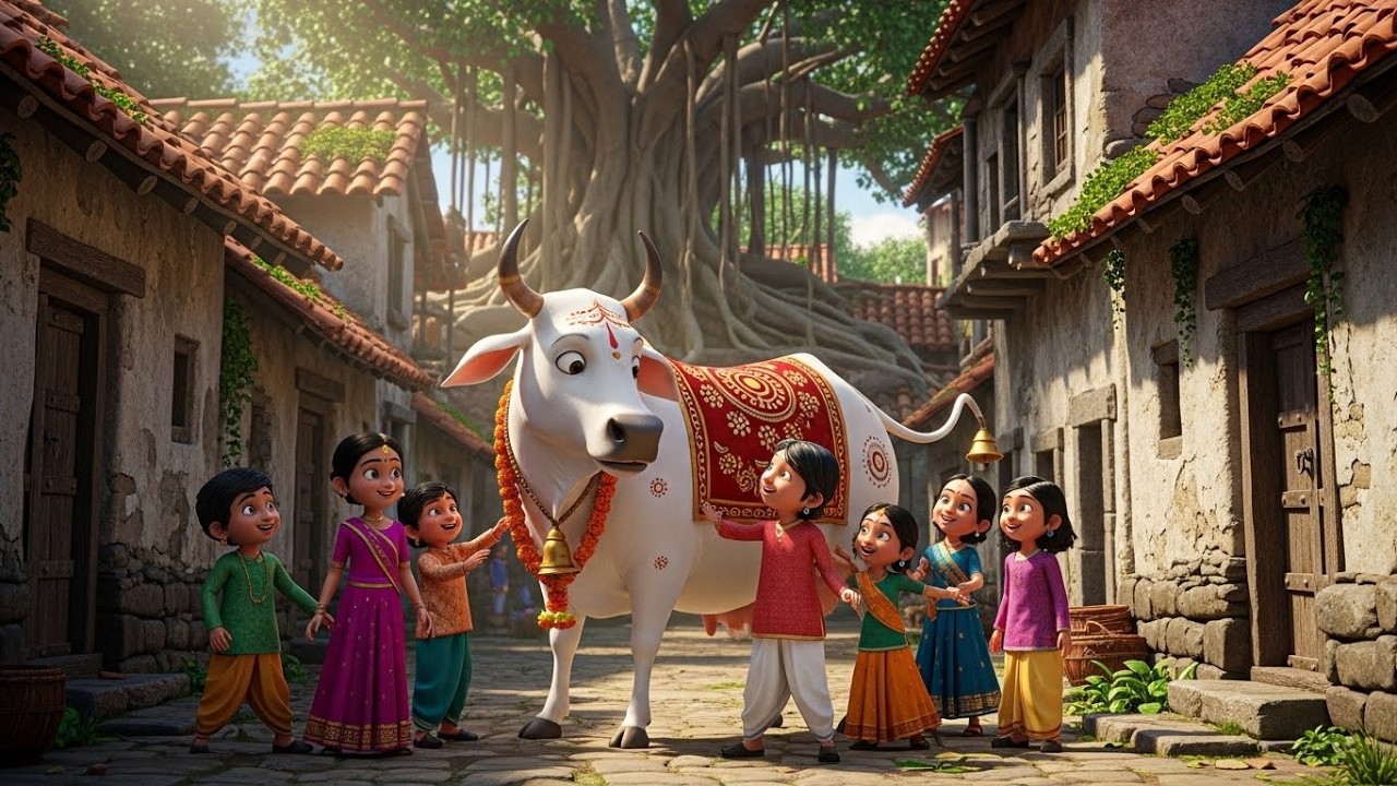 Cute Cow Song | Gaiya Meri Gaiya | Gaiya Meri Aati Hai Mujhko Dudh Pilati Hai 💛