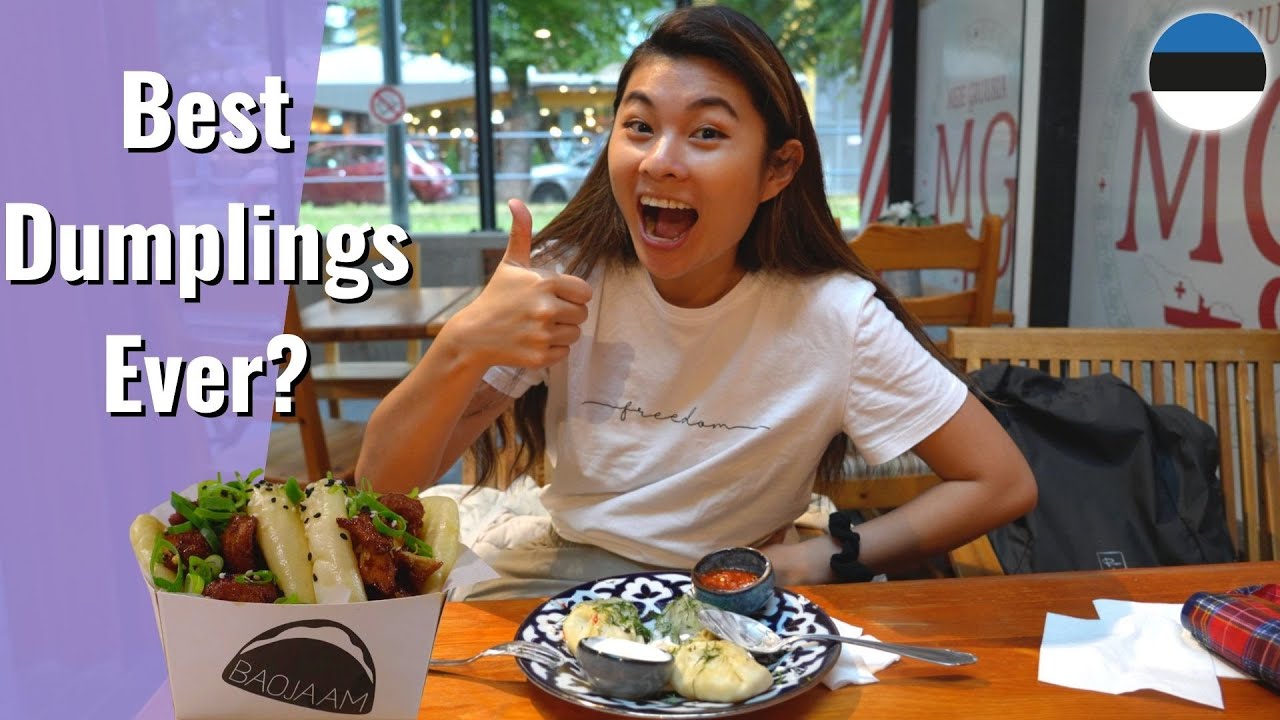 Amazing Food Market - Tallinn, Estonia - 在愛沙尼亞吃刈包？| Justin and Hanna