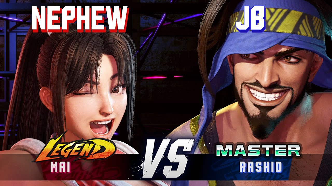 SF6 ▰ NEPHEW (Mai) vs JB (Rashid) ▰ High Level Gameplay