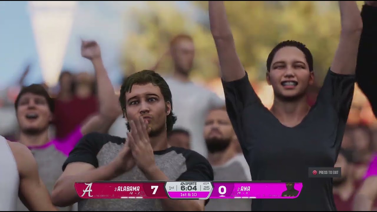 RNA vs Alabama Rose Bowl