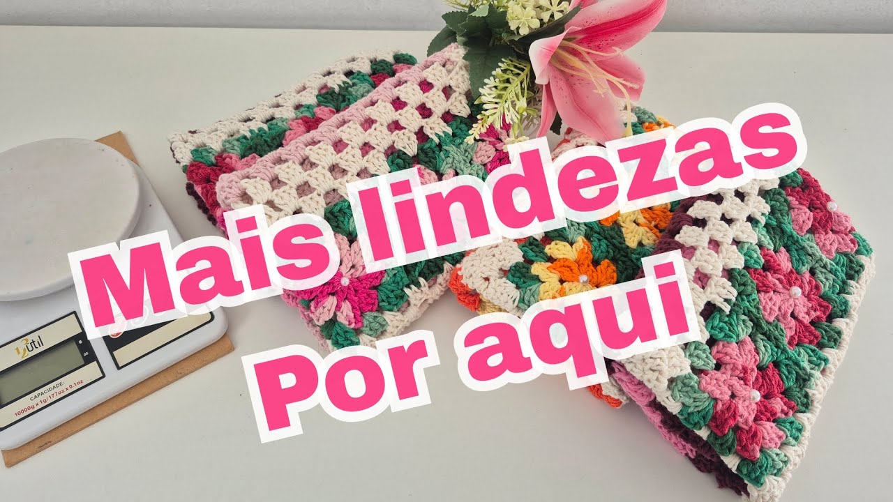 😍 Ficaram lindos 3° parte da encomenda de tapetes avulsos 10/10 #crochê 