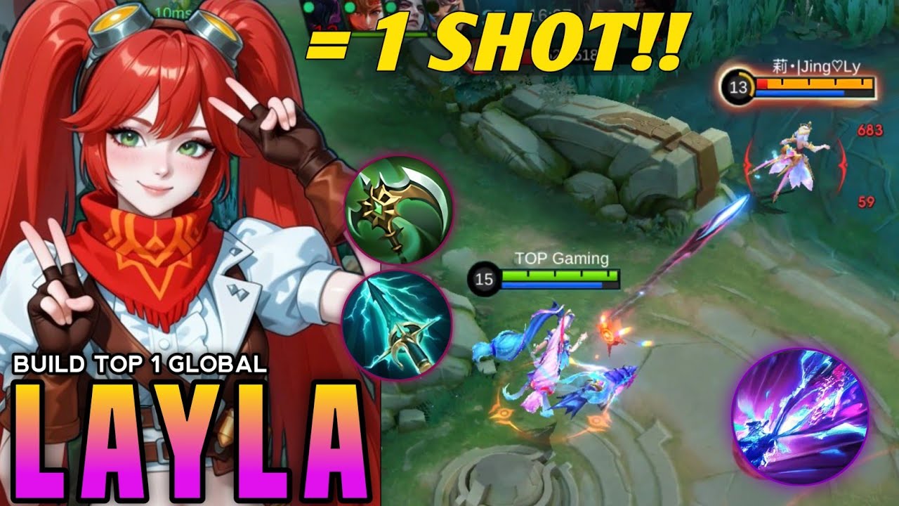 LAYLA  BEST BROKEN BUILD AND EMBLEM FOR 2026 ( MUST TRY!! ) - Mobile Legends
