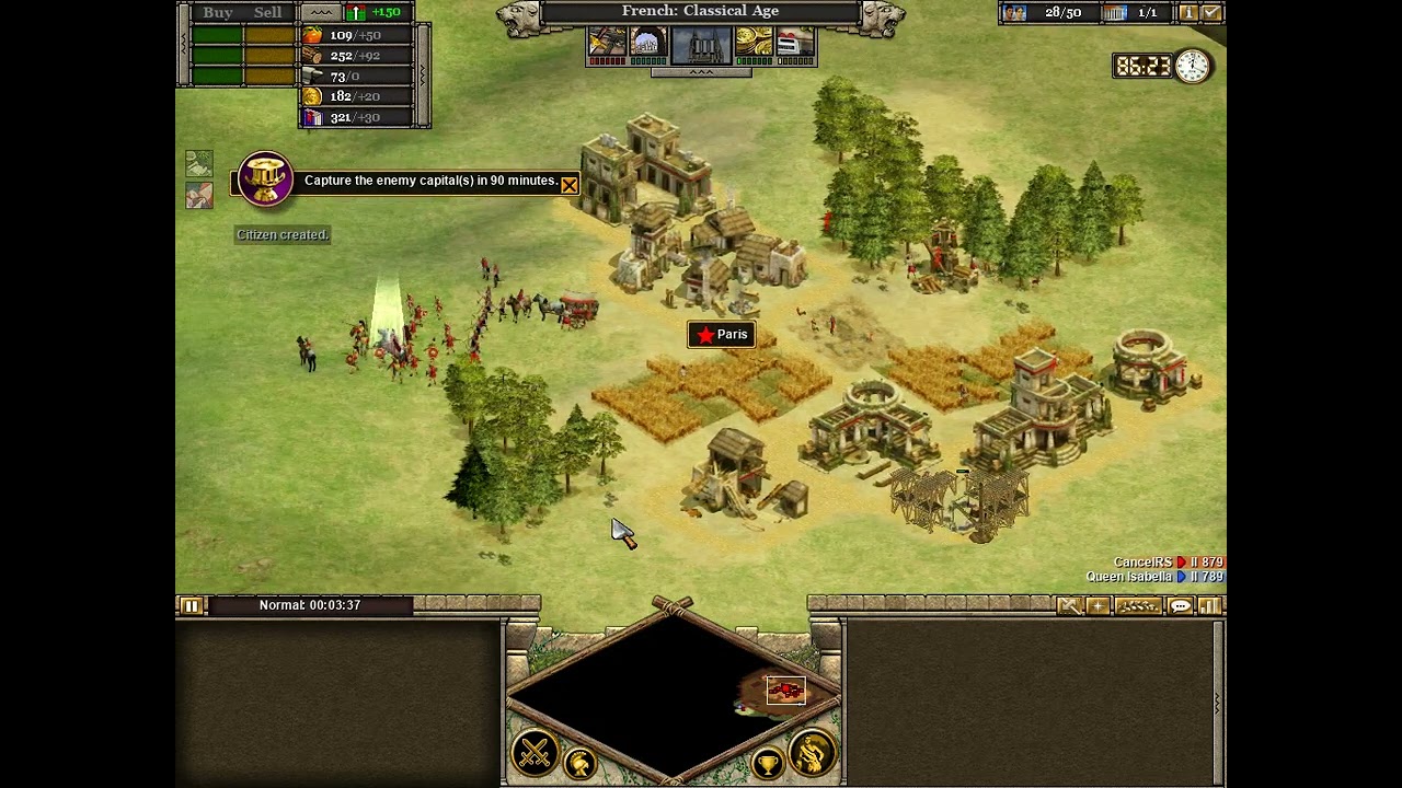 Прохождение Rise of Nations. Завоевание мира (Франция). Часть 3-1 - Испания (Кельтиберы)