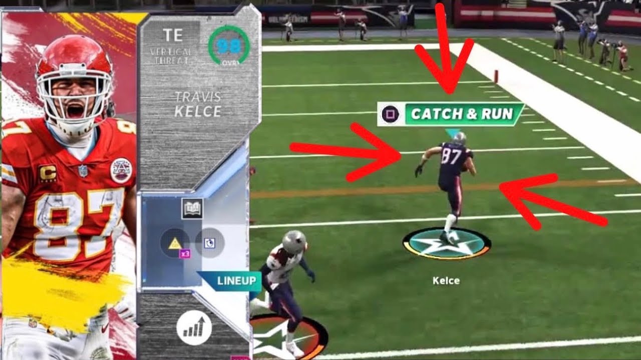 98 Playoff Travis Kelce is a MONSTER After the Catch! | Madden 21 Ultimate Team