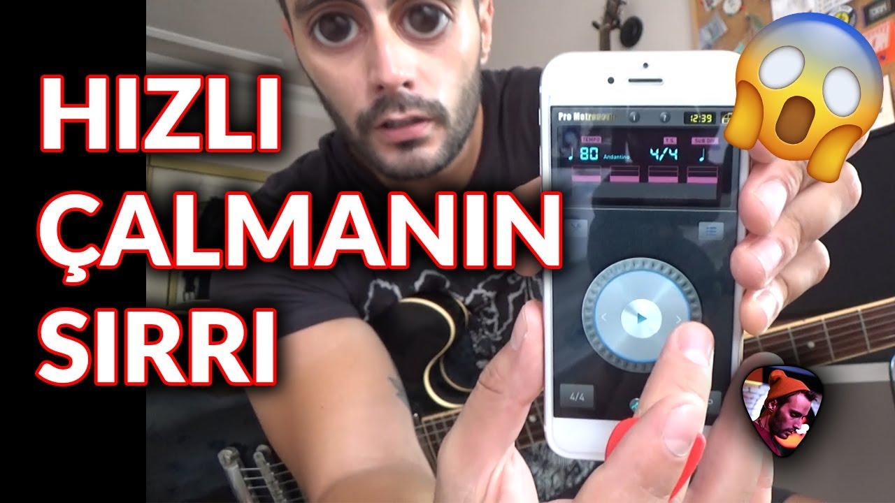 Yeterince Hızlıysan Bu Videoyu İzleme (Hızlı Çalmanın Sırrı!) #gitar #elektrogitar #metronom