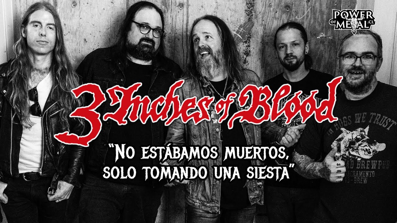 Conversamos con 3 INCHES OF BLOOD en WACKEN 25: 