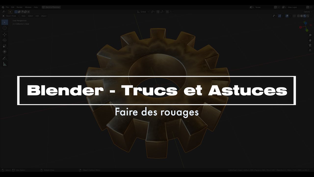 Blender - Trucs et Astuces - Faire un rouage