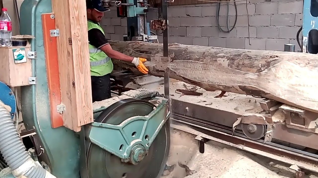 AĞAÇ / TOMRUK KESME İŞLEMİ NASIL YAPILIR - AMAZİNG WOOD SAWMİLL MACHİNES