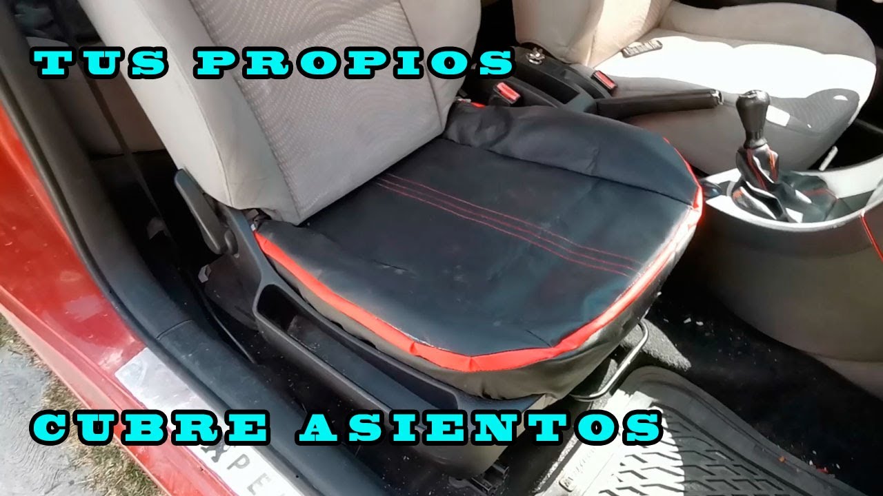 COMO HACER TUS PROPIOS CUBRE ASIENTOS PARA TU AUTO