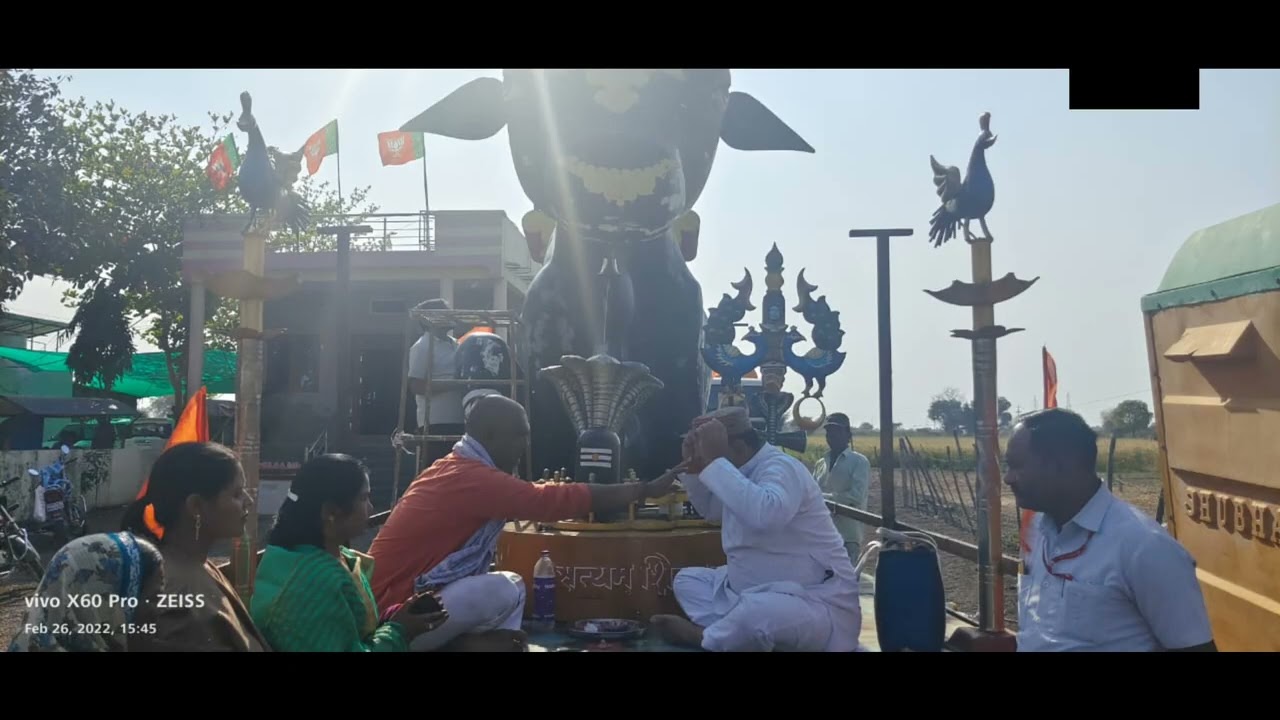 Khandwa-भोले की बारात की लिए नंदी तैयार,विधायक नेकी पूजा,भोलेनाथ को आज लगी हल्दी,कल गंगाजल से अभिषेक