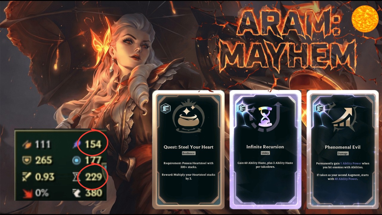 ☀️ Welcome to the Stun-Fest in Aram: Mayhem! Leona with Ability haste Stackosaurus (200 + !!) ☀️
