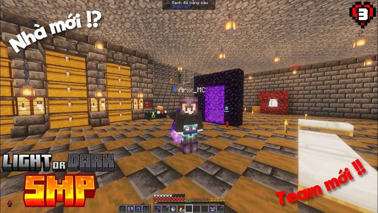 Sự Trở Lại !! | Light Or Dark SMP Tập 3 | Arix MC