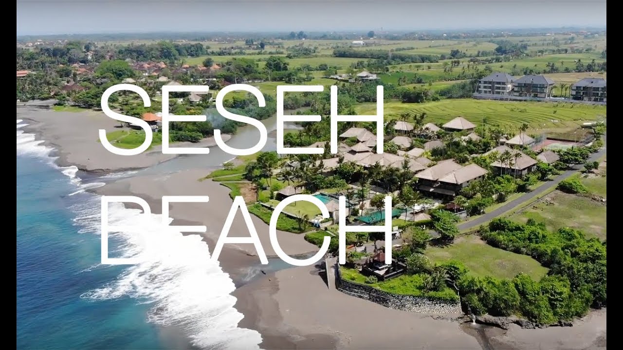 Seseh Beach Bali by Drone