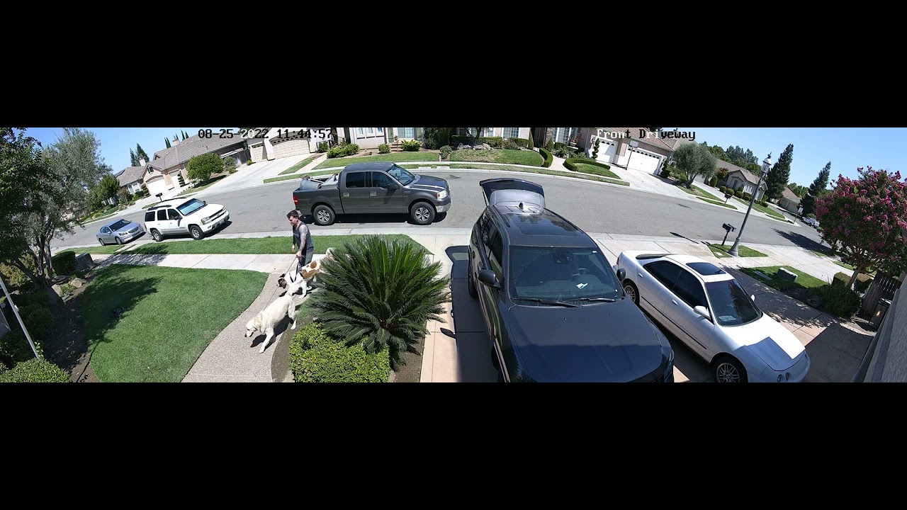 Hikvision Viewstar increíble panoramic camera. 4K resolution, strobe light and siren for burglars.