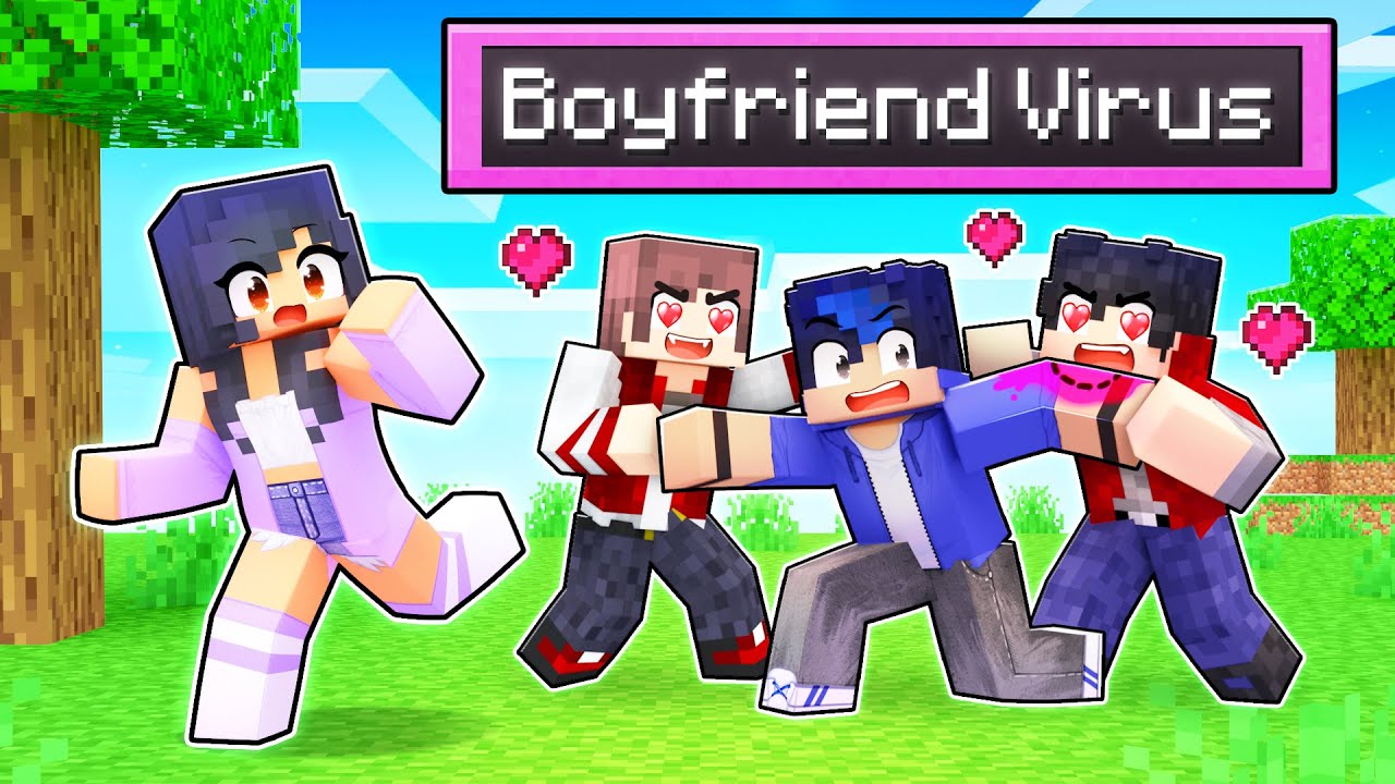 Escaping The BOYFRIEND VIRUS In Minecraft!