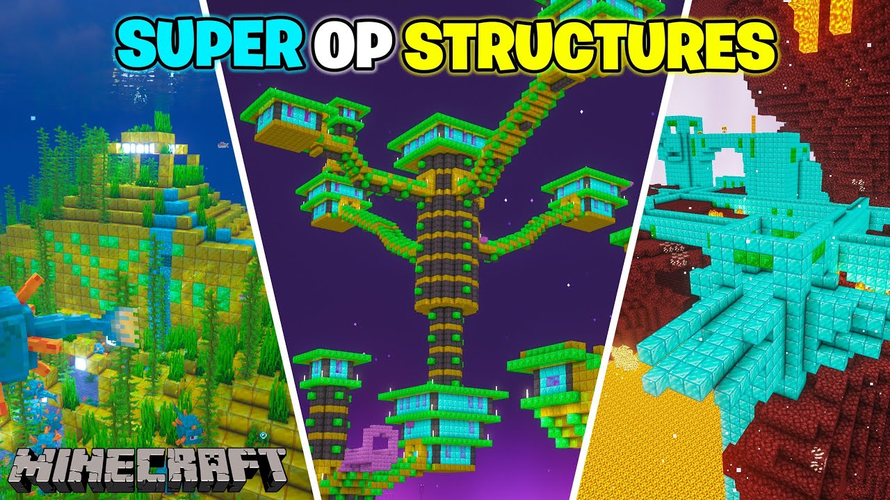 These Structures Are Super OP | Minecraft Mods | In Telugu | THE COSMIC BOY