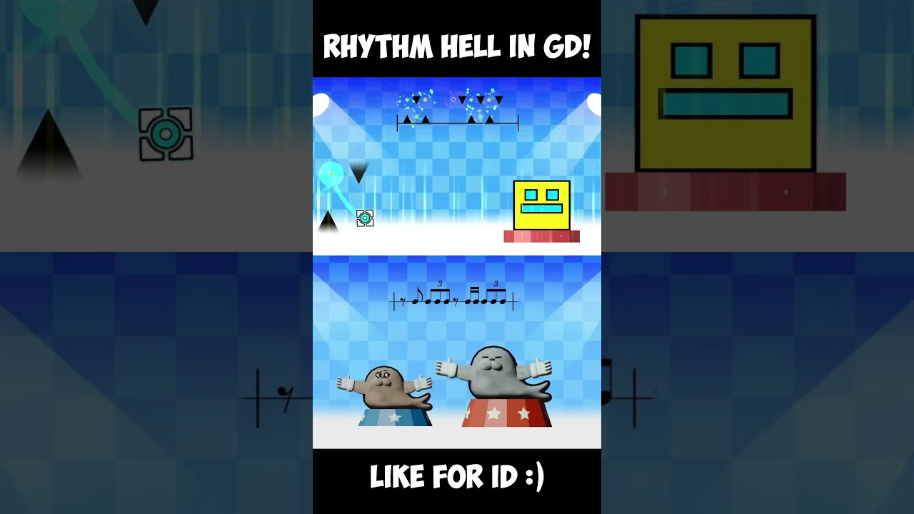 Rhythm Hell in GD! #shorts