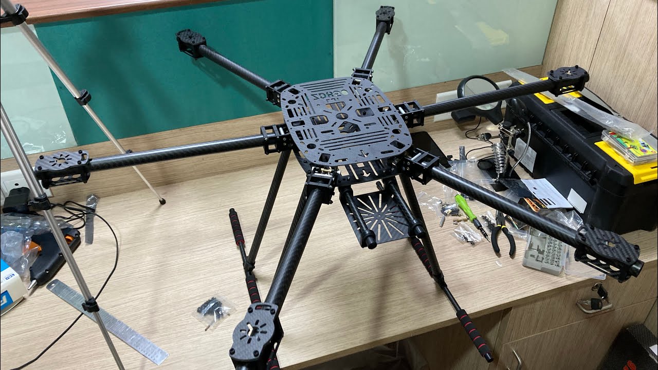 Carbonfibre hexa-frame assembly |full kit|hexacopter.Drone assembly