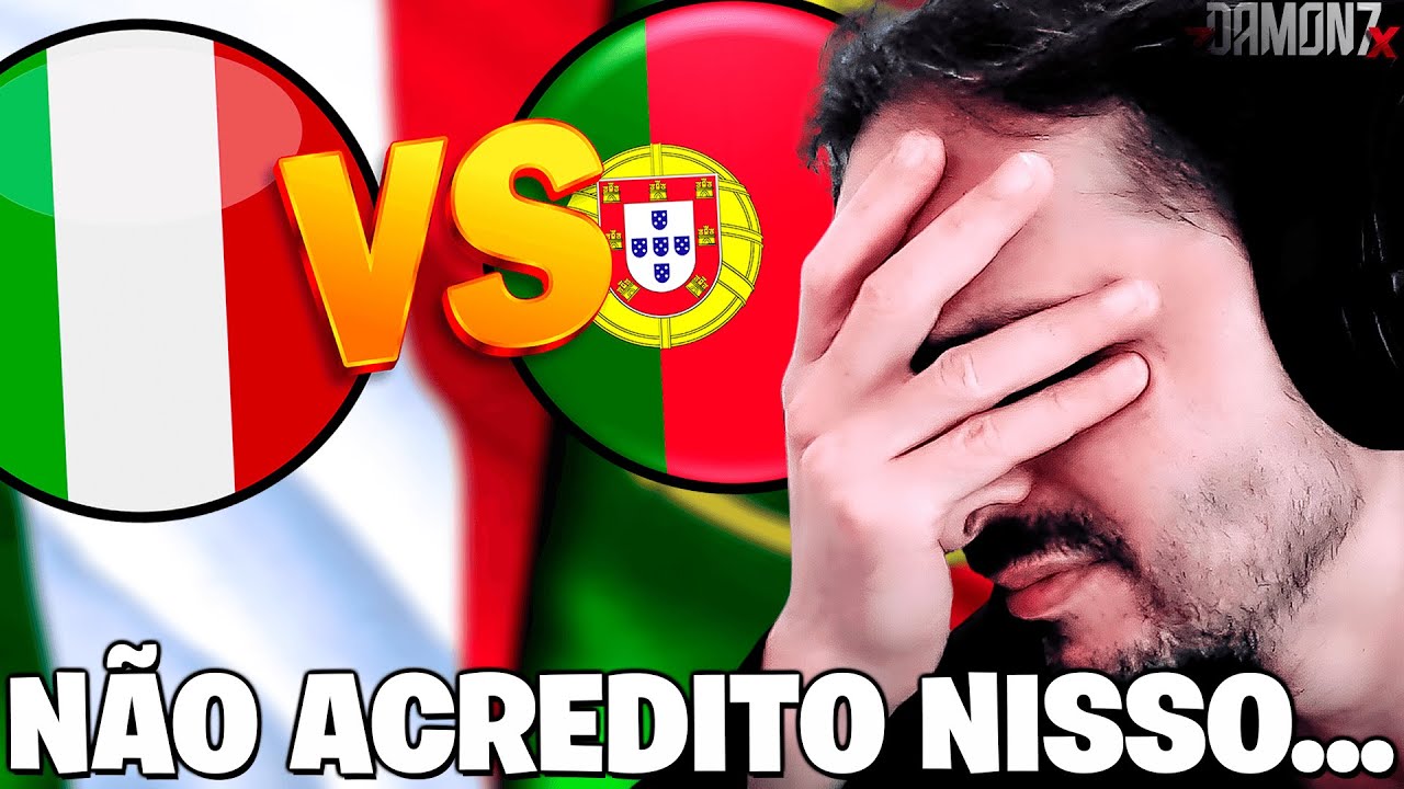 ITALIA VS PORTUGAL: ACONTECER ISSO NO MUNDIAL É MUITO TRISTE! - REACT - Dead by Daylight