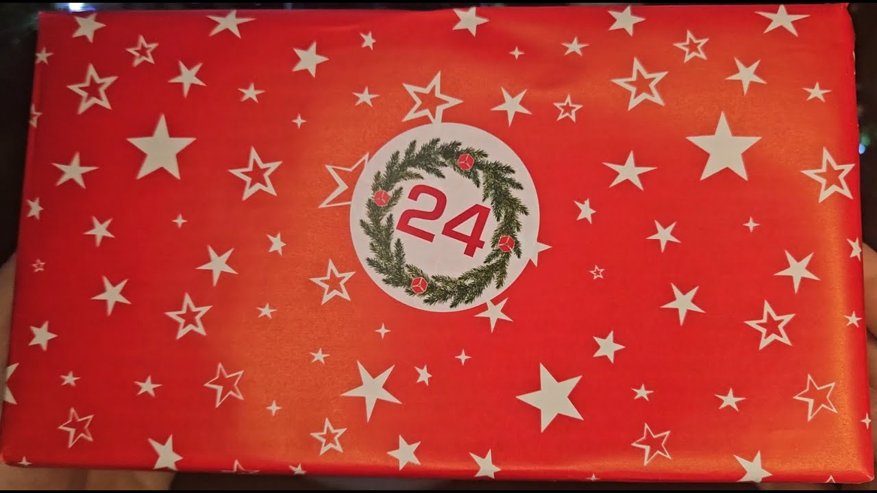 Tabletop Gaming Magazine Advent Calendar 2025 Days 24 Opening Unwrapping