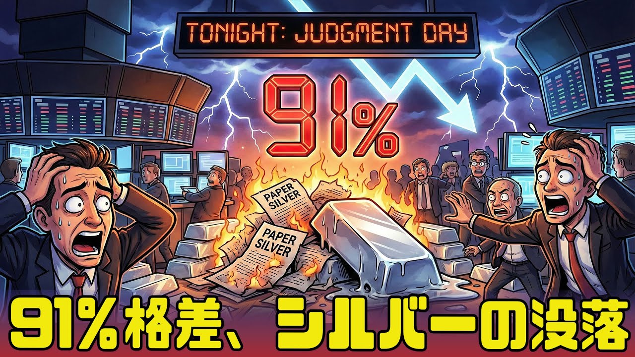 🚨 今夜のアジア市場開場は「審判の日」 － 91％のプレミアムとペーパーシルバーの没落、あなたが注視すべきすべて