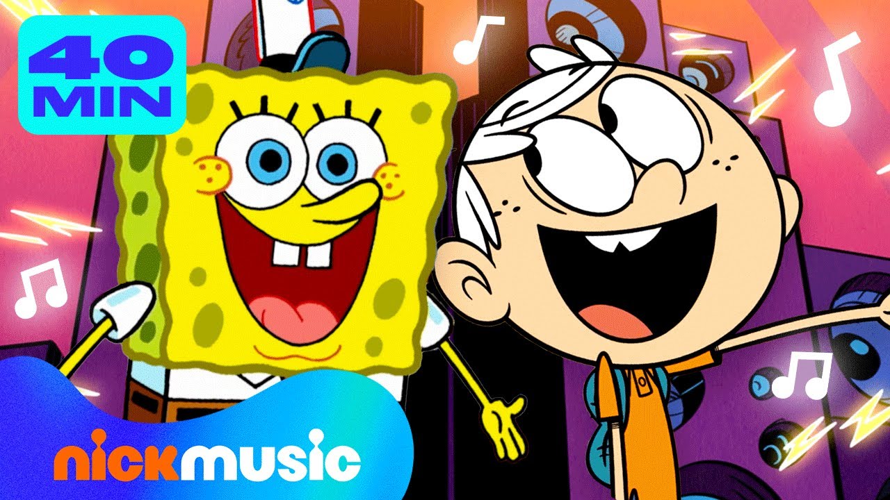 SpongeBob & Loud House End of Summer Playlist! 🎶| 40 Minutes | Nick Jr. Music