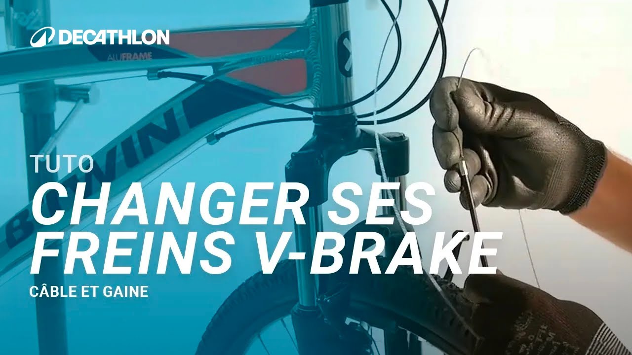 TUTO - Comment changer le câble et la gaine de frein V-brake sur son vélo ? 🚲 I Decathlon