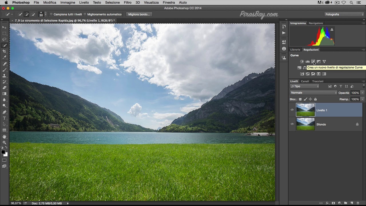 7-1 Regolazioni mirate con Maschere e Selezioni di Photoshop