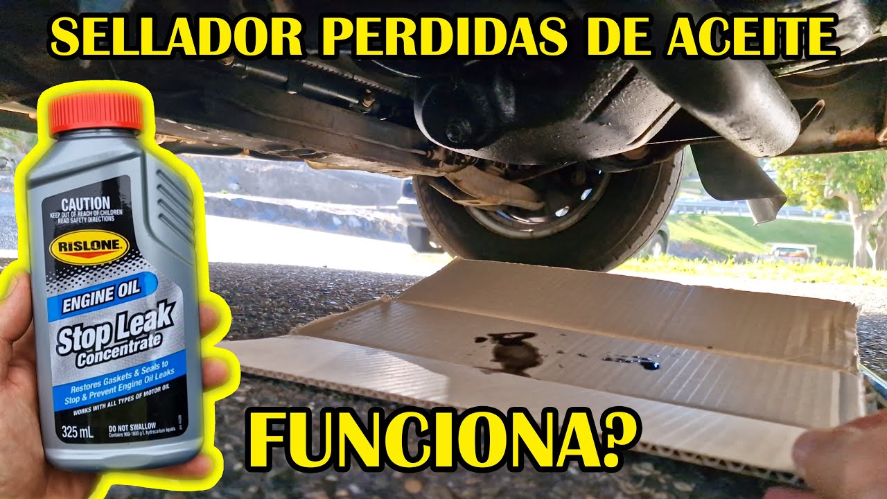 SELLADOR de PERDIDAS de ACEITE del motor del coche -  FUNCIONA?