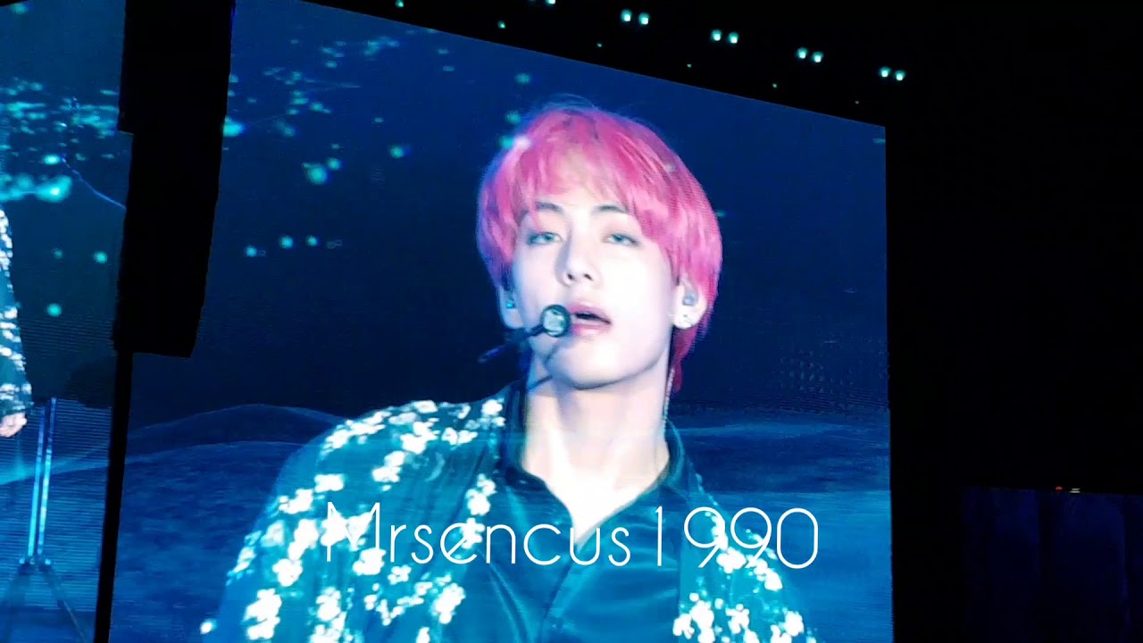 V 'Singularity' | LOVE YOURSELF in Taoyuan,Taiwan 181208 | Abaikan suara gue 😂
