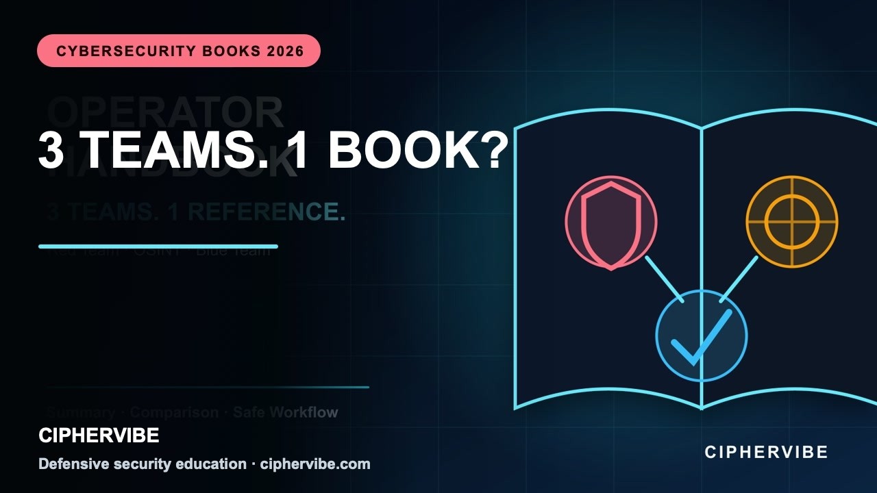 Operator Handbook in 2026: The Red Team, OSINT & Blue Team Desk Reference