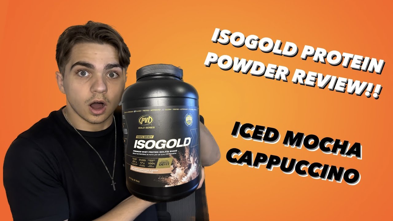 THIS STUFF IS AWESOME!! | ISOGOLD Iced Mocha Cappuccino Protein Powder Review