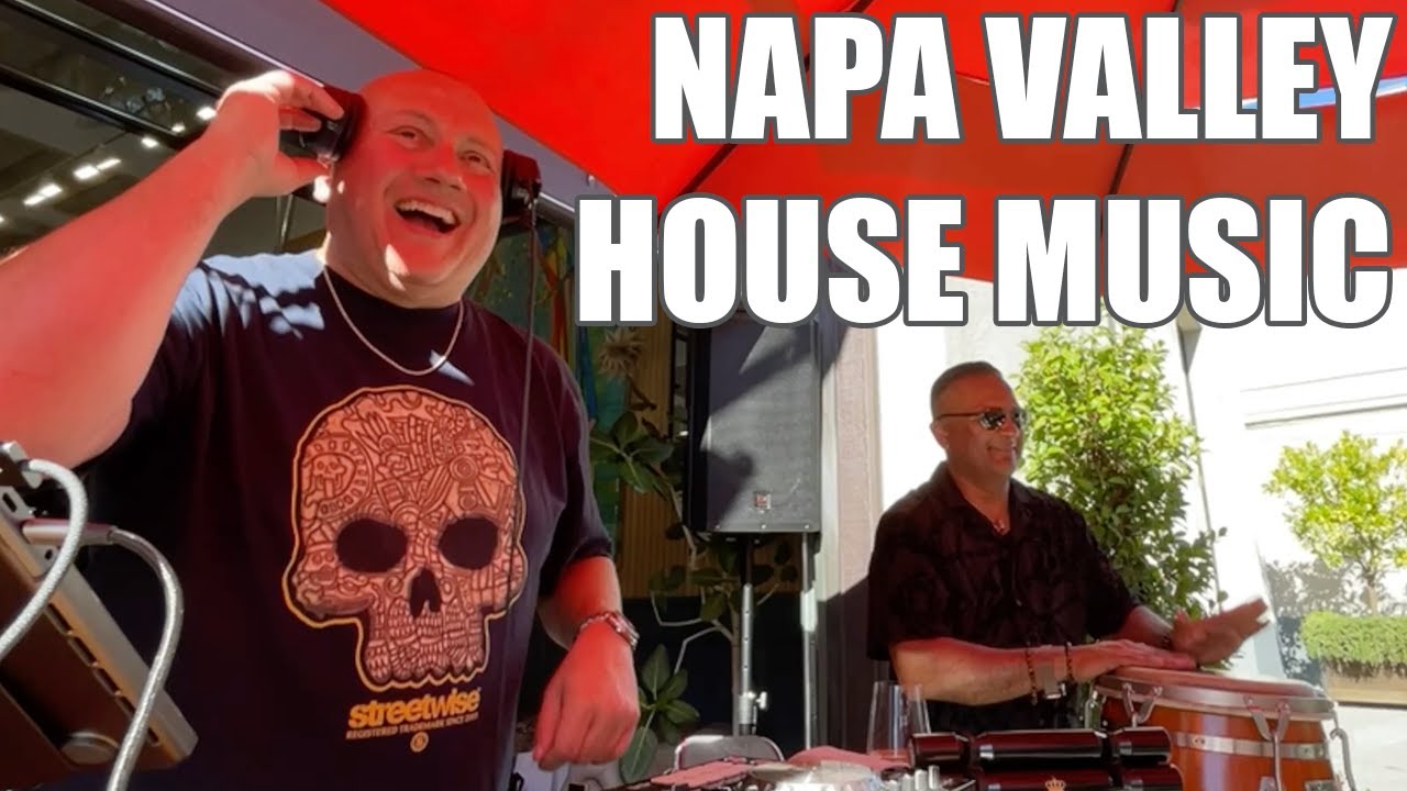 Soulful House Funk Nu Disco DJ Mix | Napa CA |  Joe Lanzon & Congaking in Wine Country!