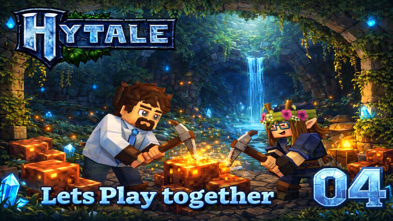 LPT Hytale mit Flammi #04💥Eine Flammi und ein Horsti in der Höhle💥😂
